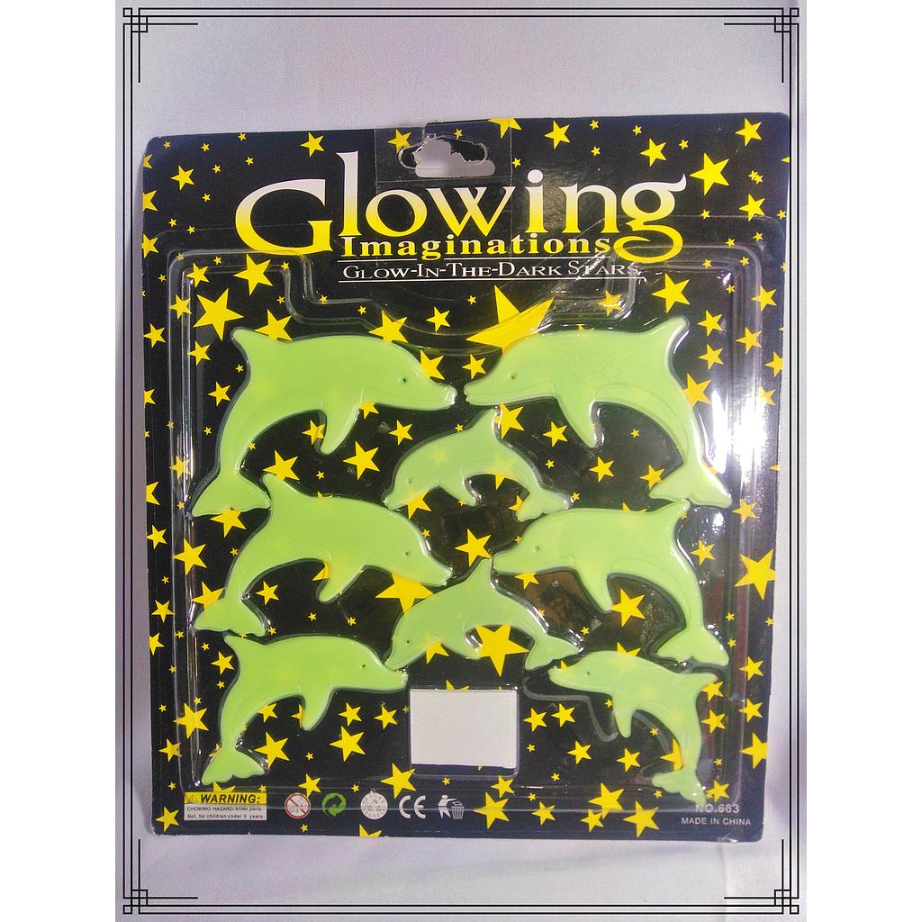 ADHESIVO PARED QUE BRILLAN OSCURIDAD