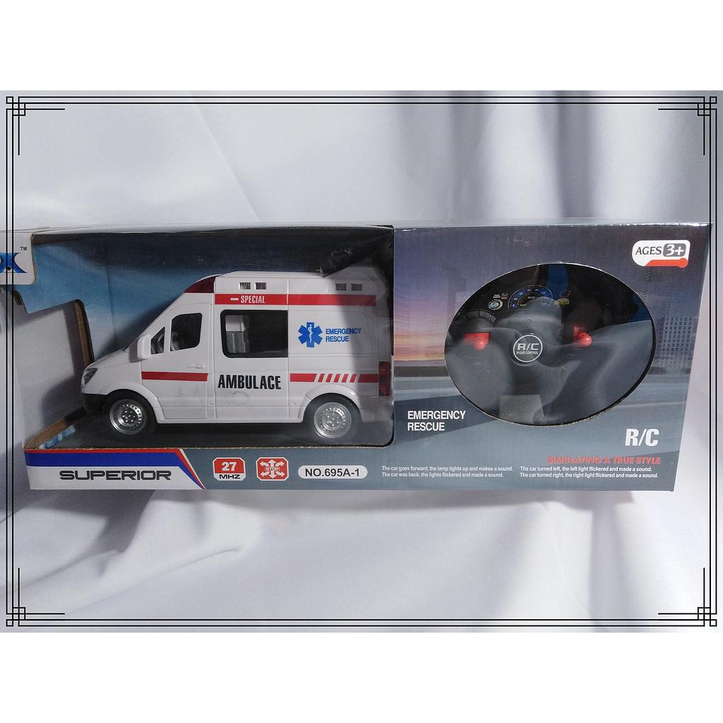 AMBULANCIA C/C INALAMBRICO 22CM