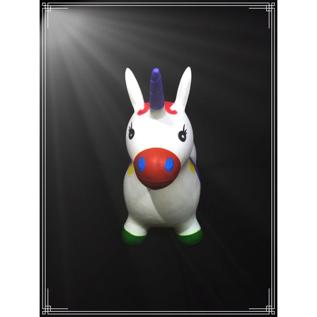 ANIMAL SALTARIN UNICORNIO DE GOMA