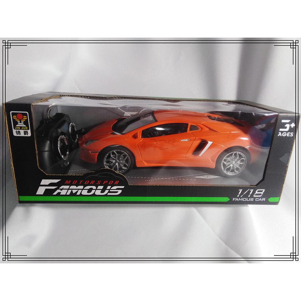 AUTO C/C INALAMBRICO 1/18 FAMOUS LAMBORGINI