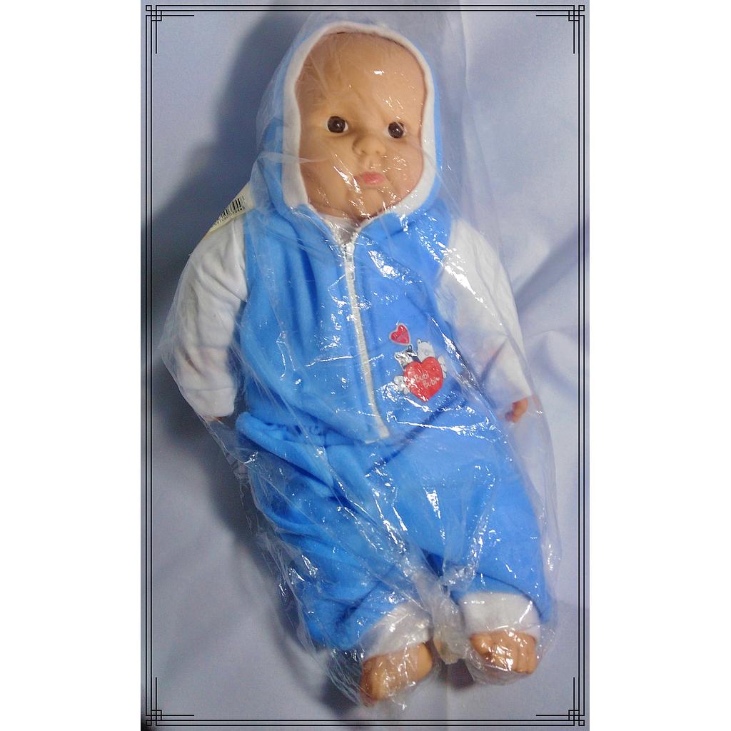 BEBE 50CM GIGANTE TRAPO Y GOMA 