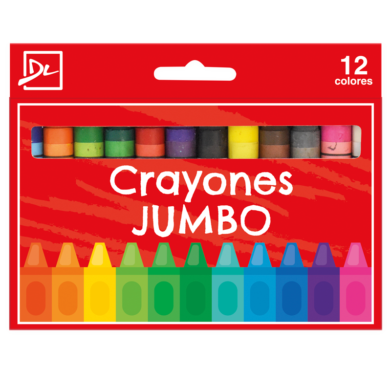 CRAYOLA X12 GRUESAS  JUMBO