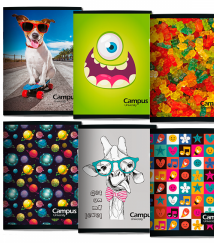 CUADERNO 36H CAMPUS RAYADO