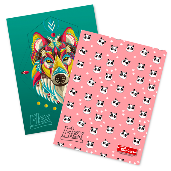CUADERNO 96H PAPIROS FLEX RAYADO