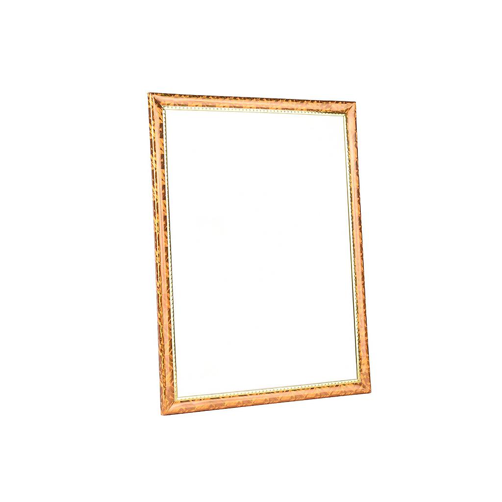 ESPEJO D/F 20CM OVALADO CON PIE METALICO