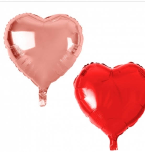 GLOBOS HELIO CORAZON 18 METALIZ