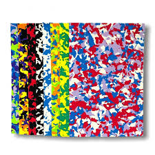 GOMA EVA A4 x8 CAMUFLADA COLORES