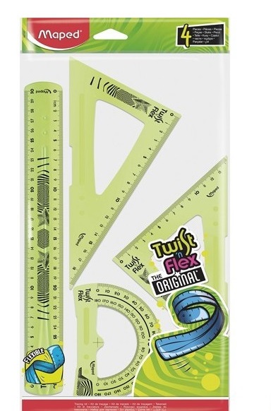 JUEGO DE GEOMETRIA 30CM MAPED FLEXIBLE