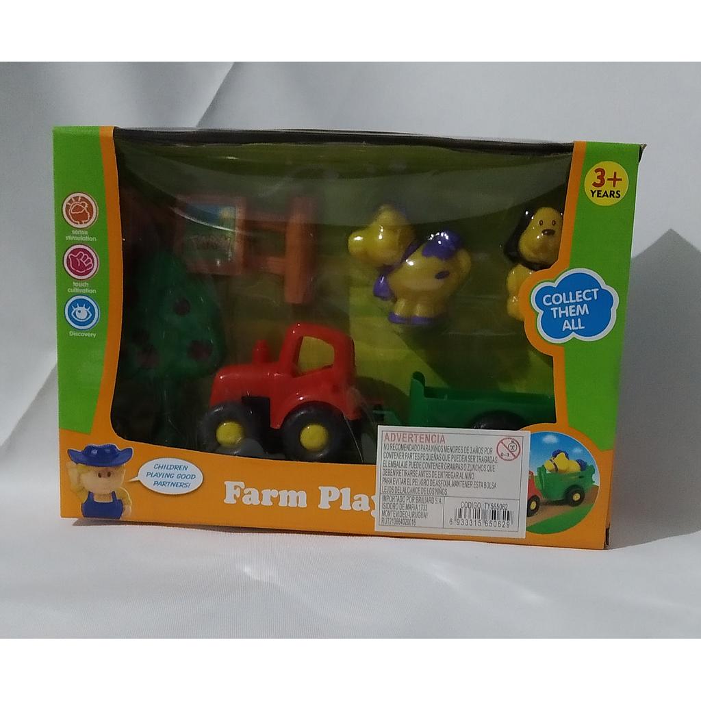JUEGO DE GRANJA EN CAJA P/BB