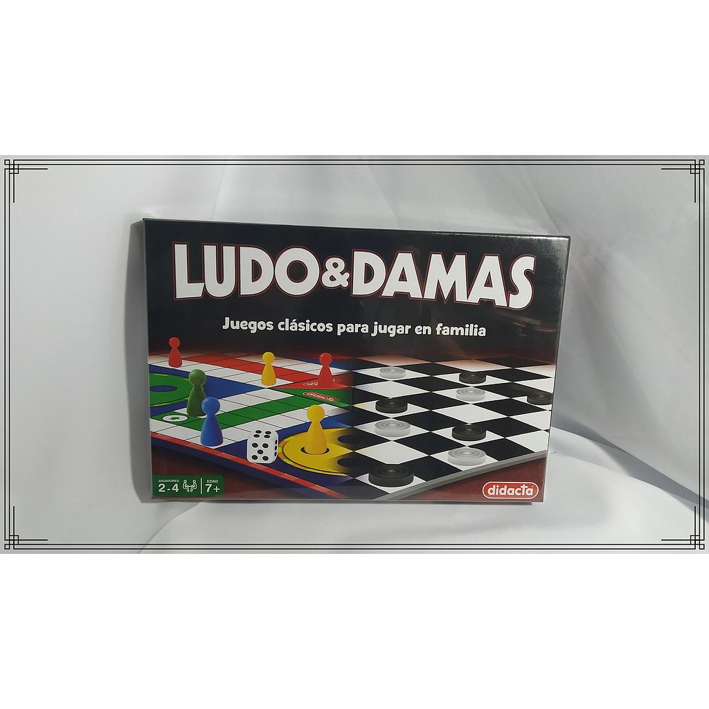 JUEGO DE MESA DAMAS Y LUDO DIDACTA