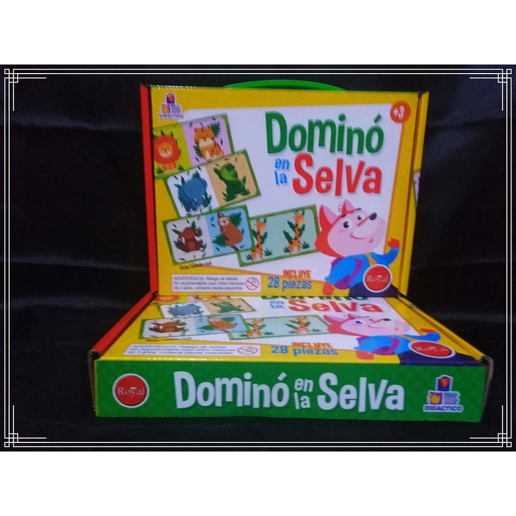 JUEGO DE MESA DOMINO EN LA SELVA ROYAL