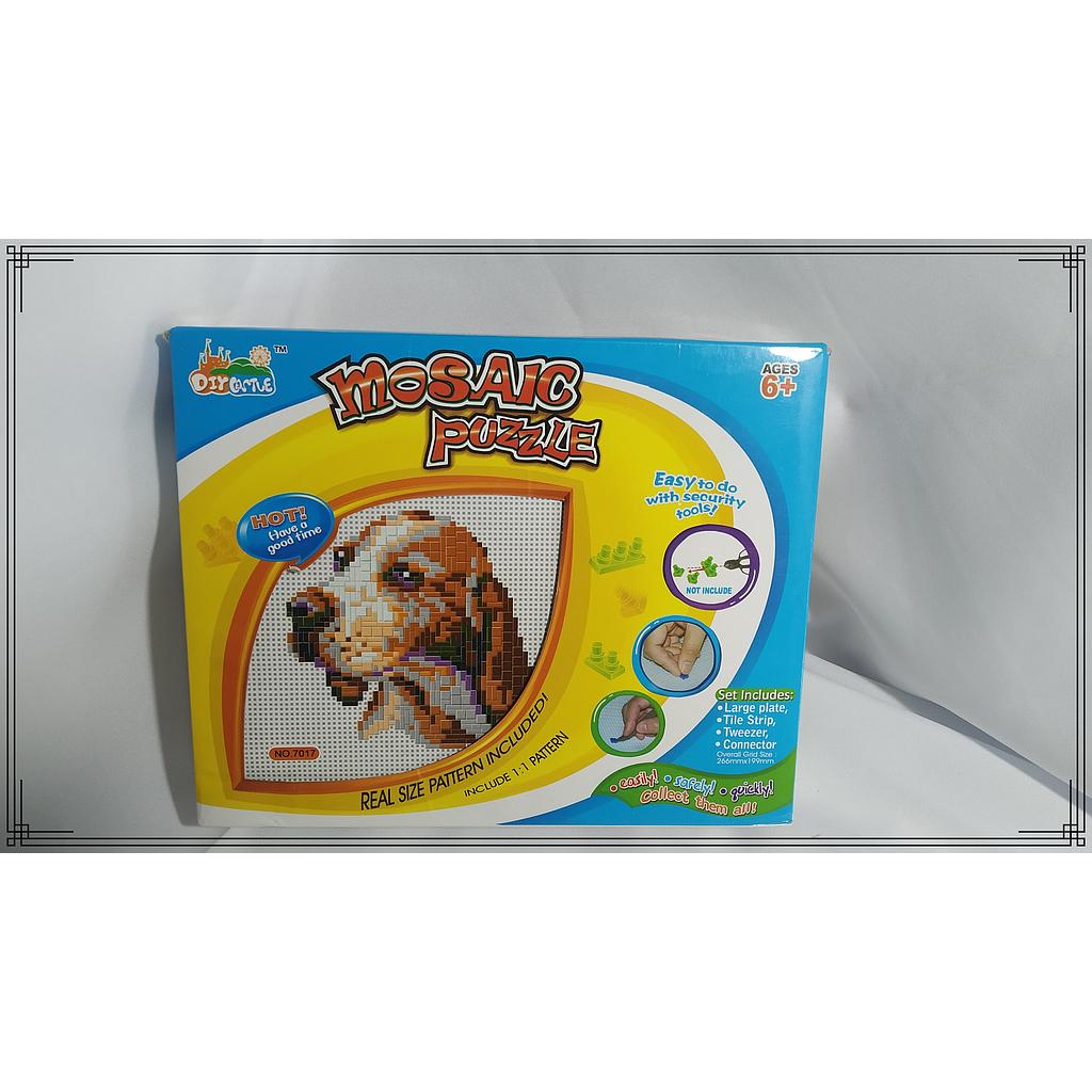 JUEGO DE MESA PUZZLE MOSAICO PERRO