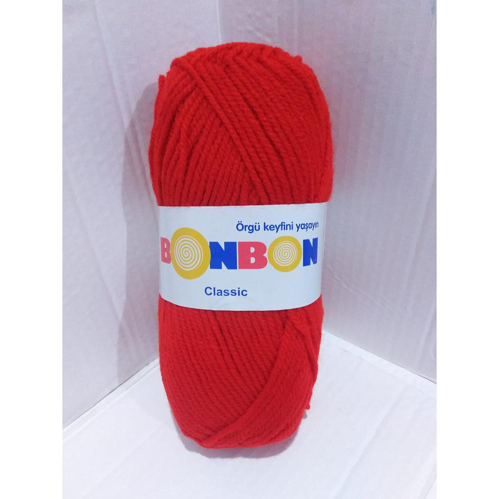 LANA 100 GRS BONBON CLASSIC ROJA