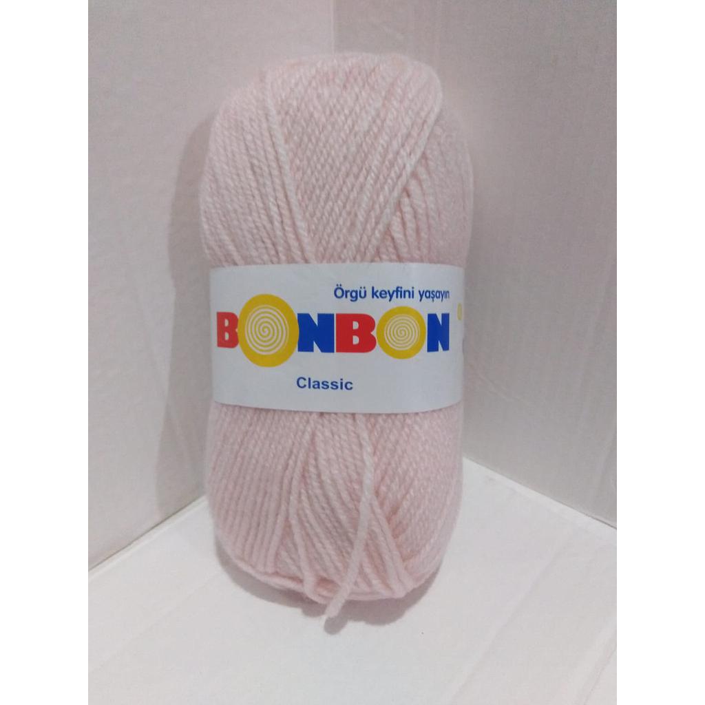 LANA 100 GRS BONBON CLASSIC ROSA PASTEL