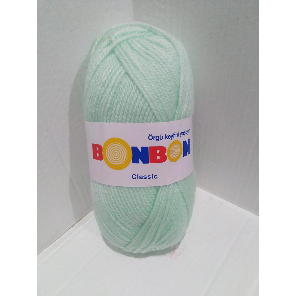 LANA 100 GRS BONBON CLASSIC VERDE AGUA