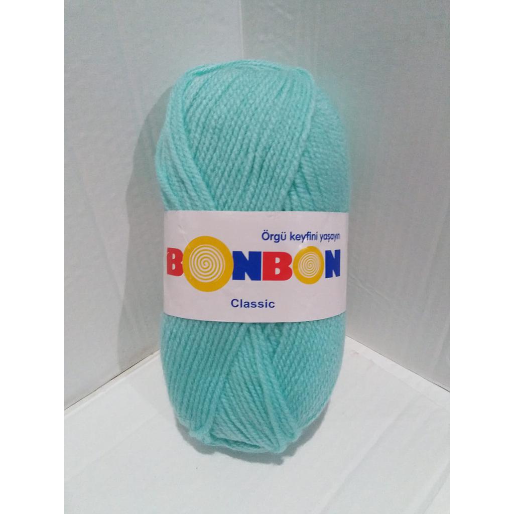 LANA 100 GRS BONBON CLASSIC VERDE AGUA