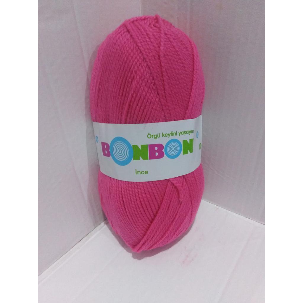 LANA 100 GRS BONBON INCE FUCSIA