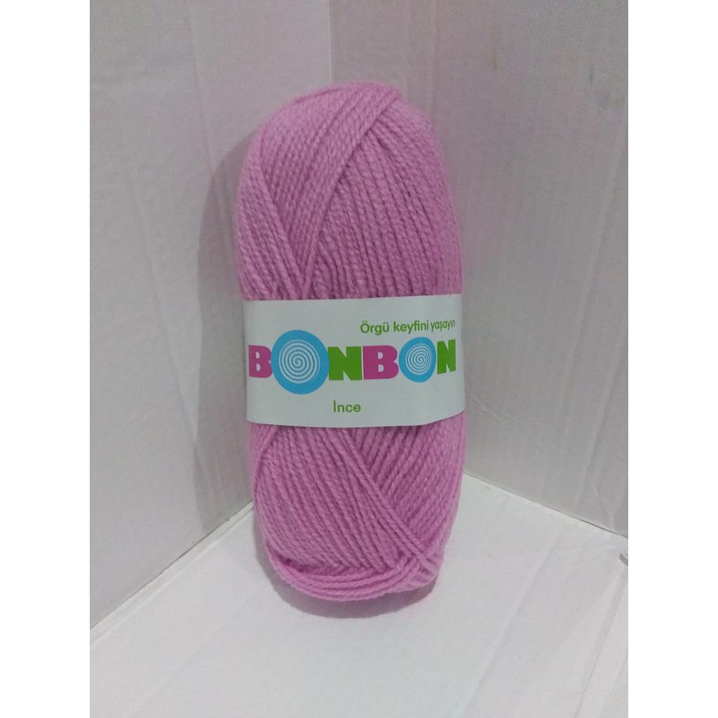 LANA 100 GRS BONBON INCE LILA ROSA