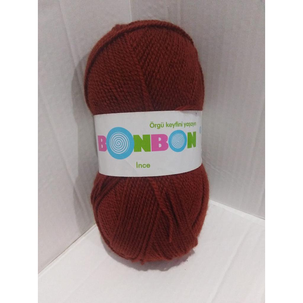 LANA 100 GRS BONBON INCE TERRACOTA