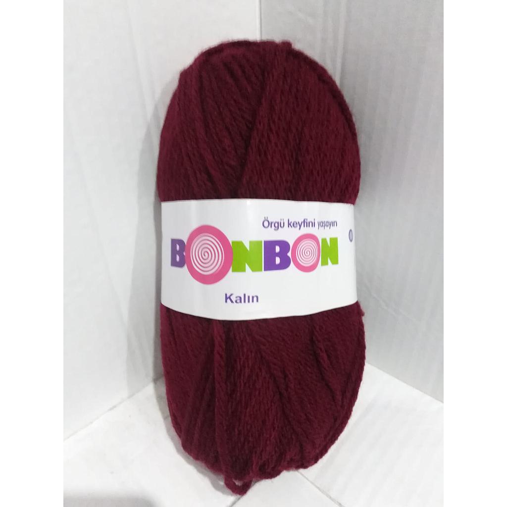 LANA 100 GRS BONBON KALIN BORDEAUX