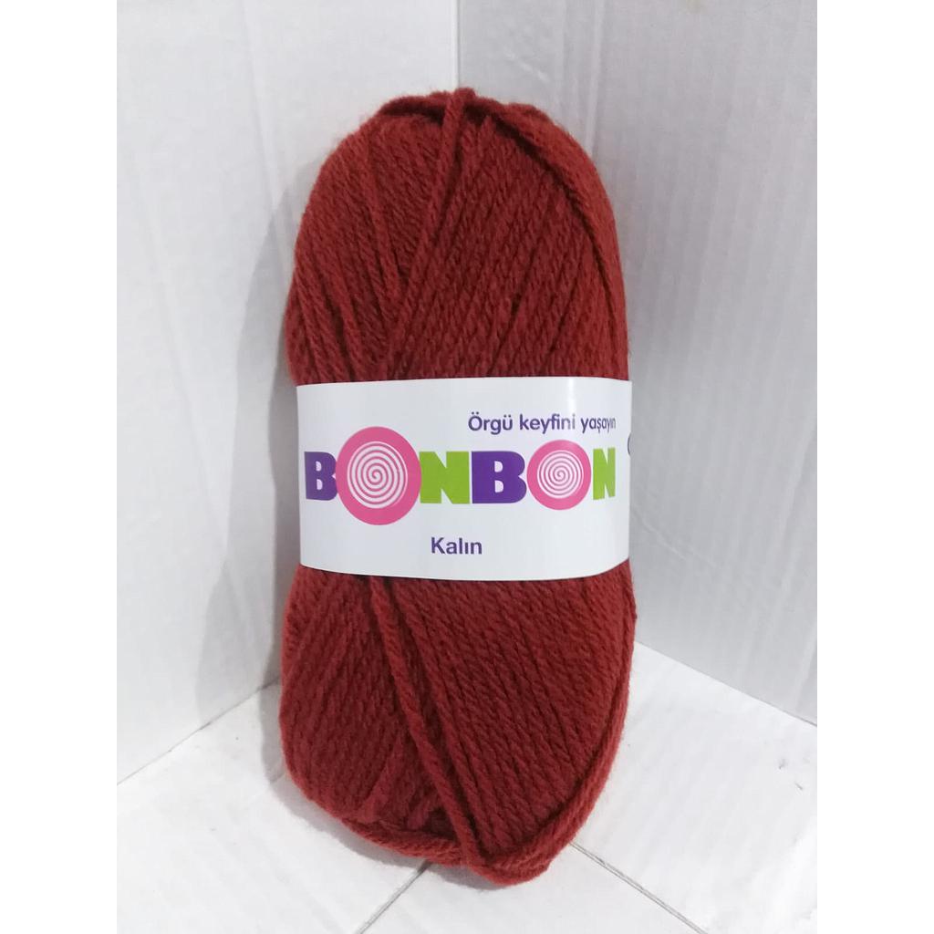 LANA 100 GRS BONBON KALIN BORDEAUX 