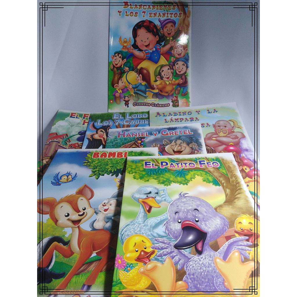 LIBRO CUENTO CLASICOS IMPRENTA MAY