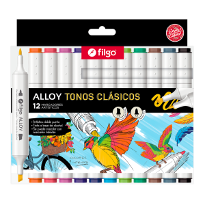 MARCADOR FILGO ALLOY X12 CLASICO