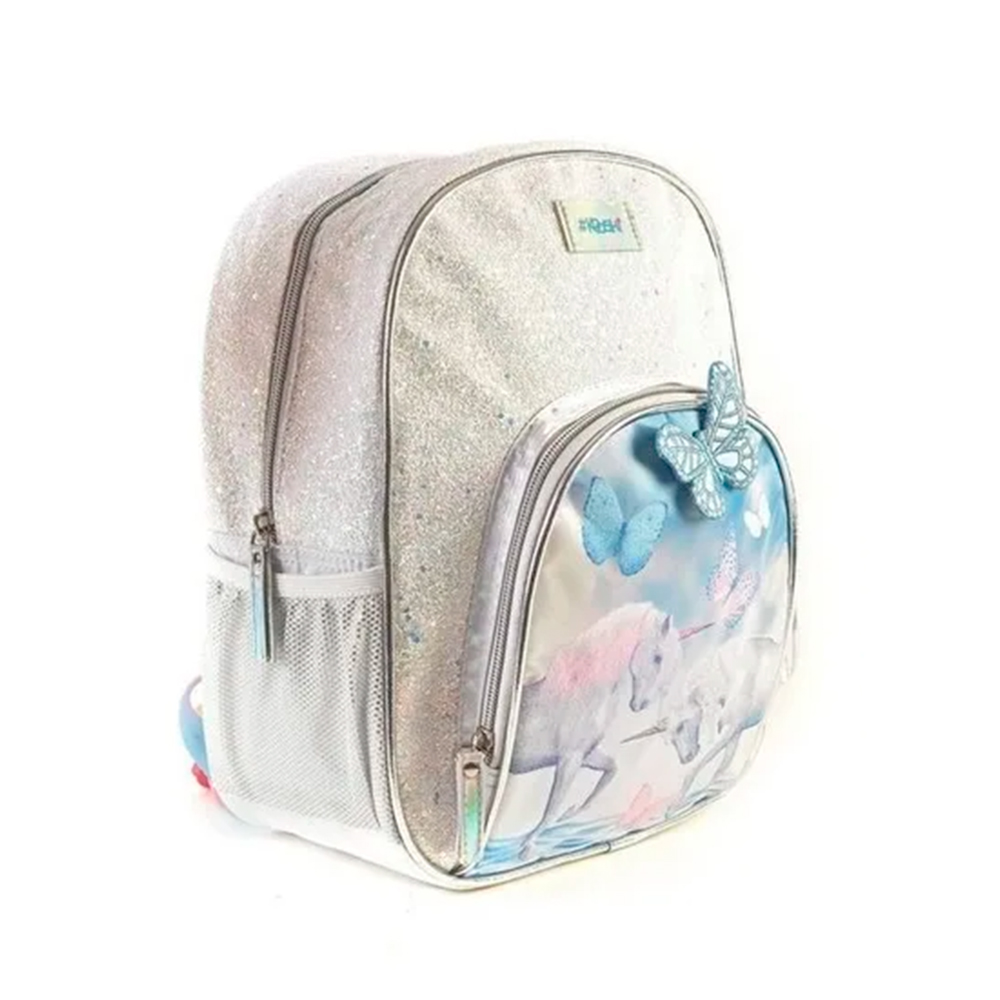 MOCHILA 1C. 1 BOLS C/BRILLO KOOSHI UNICORNIO ..
