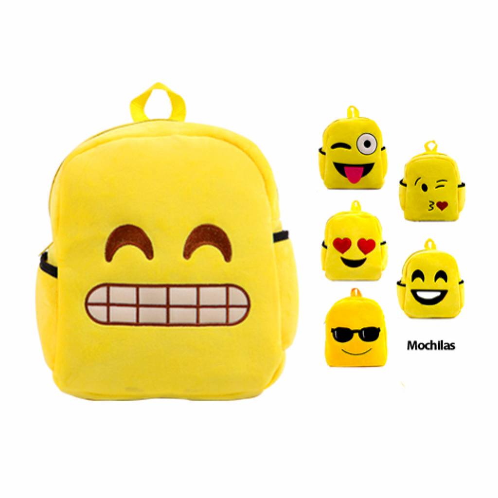 MOCHILA 1C. PLUSH EMOTICON ..