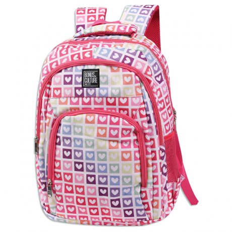 MOCHILA 3C. CULTURE DE LONA C/CORAZONES ..