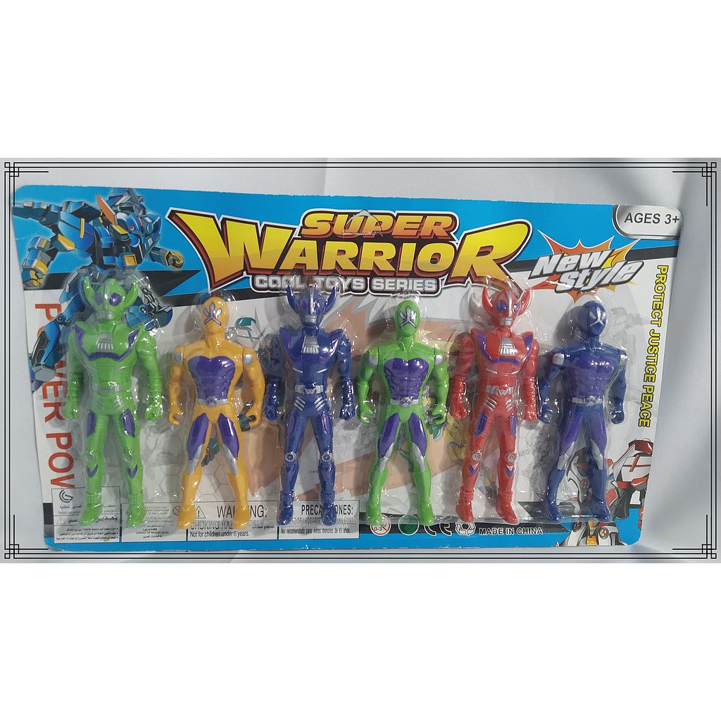 MUÑECO ACCION WARRIOR X6