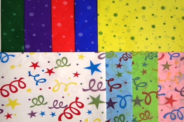 PAPEL COMETA O SEDA ESTAMPADO