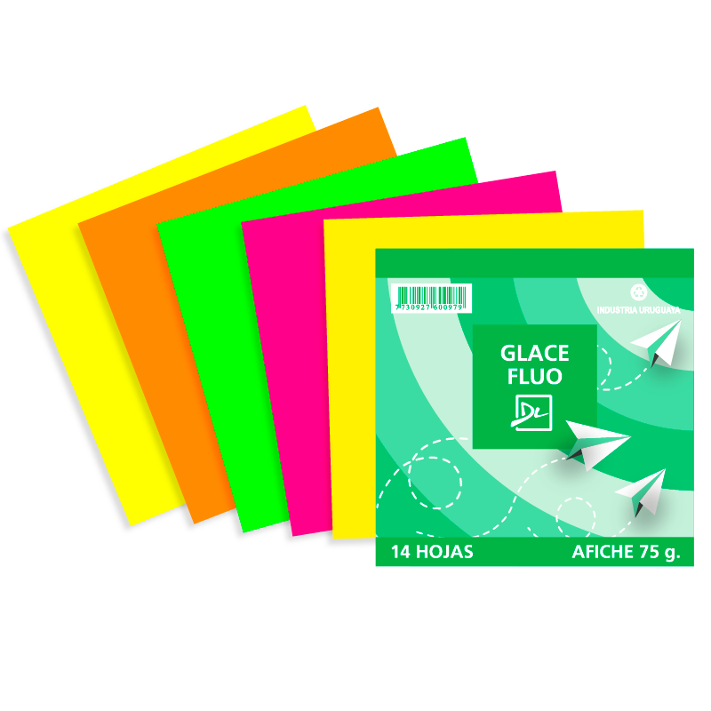 PAPEL GLACE FLUO 14H DALI
