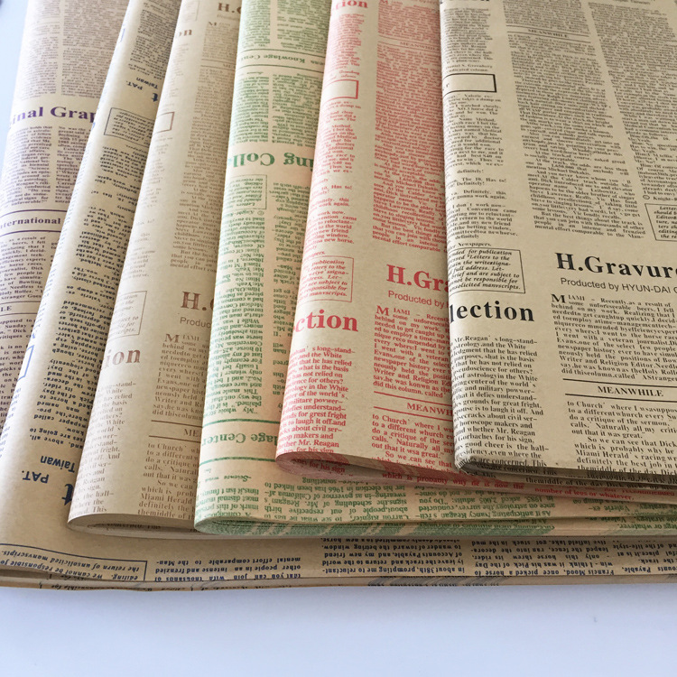 PAPEL KRAF C/ESTAMPADO PERIODICO C/U