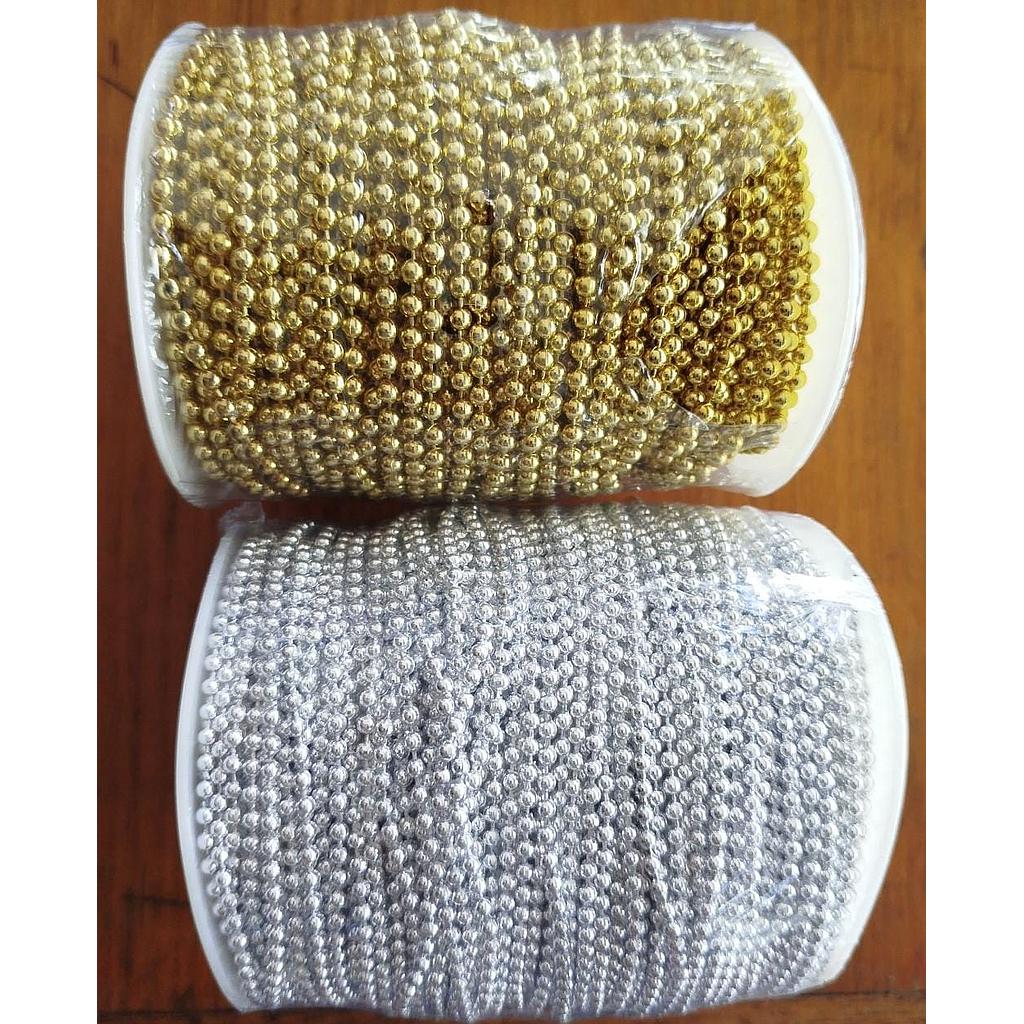 PERLA ENHEBRADA 4MM BLANCA
