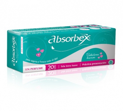 PROTECTOR DIARIO ABSORBEX X20