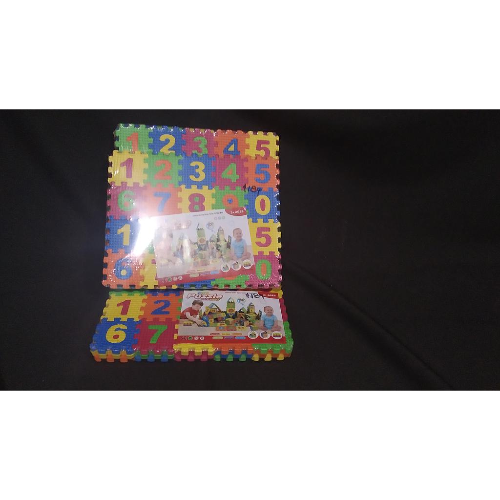 PUZZLE GOMA EVA N° 25X20 X60PZ