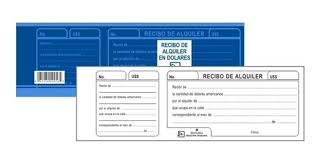 RECIBO ALQUILER DOLARES Nº310 DALI