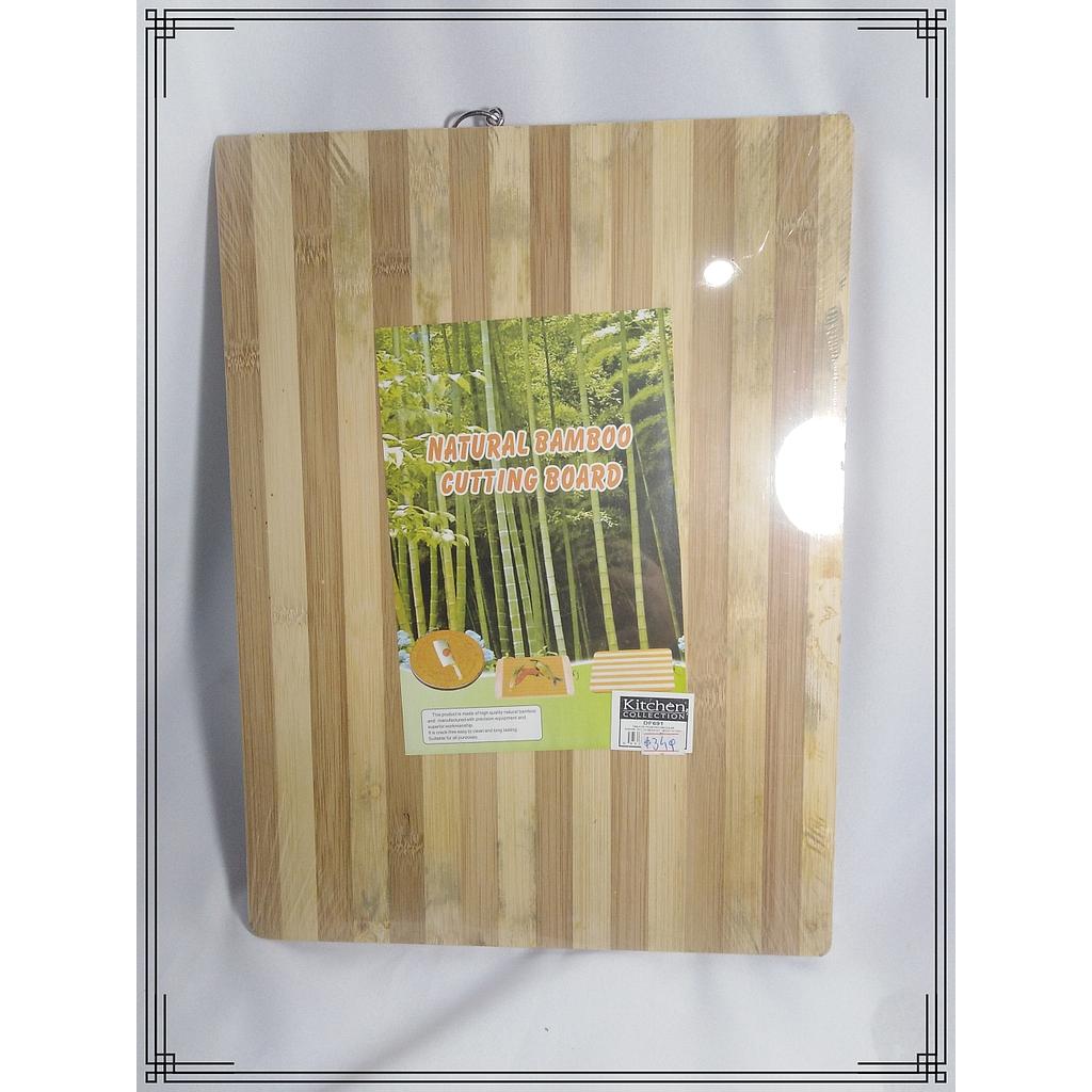 TABLA DE PICAR MADERA RAYAS CLARO Y OSCURO GDE