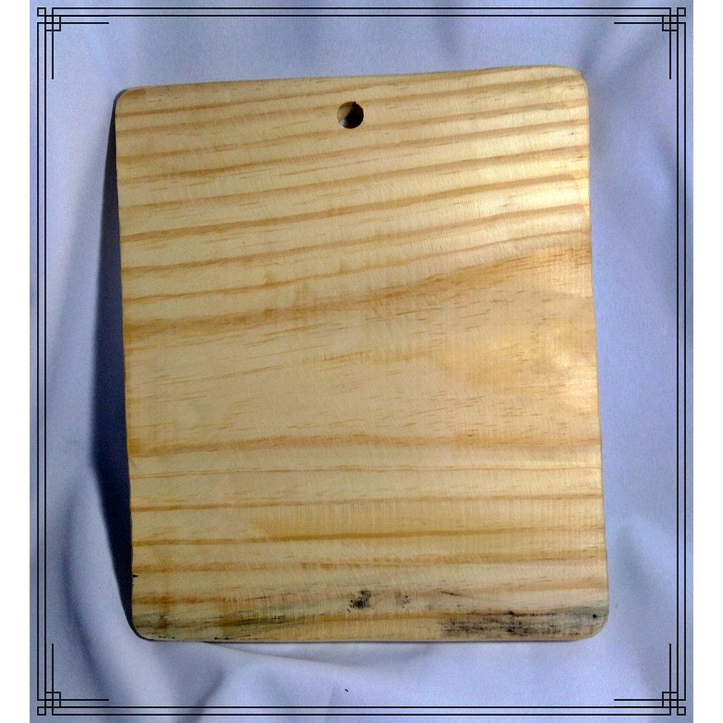 TABLA MADERA 35X38 NATURAL
