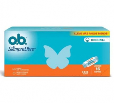 TAMPONES  OB  X16 MEDIO