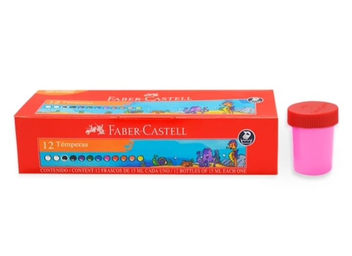 TEMPERA 15ML FABER CASTEL Y ACRILEX