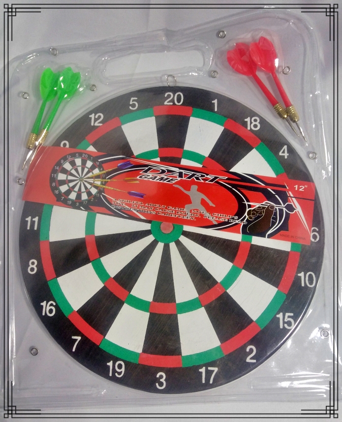 TIRO AL BLANCO 40CM C/DARDOS