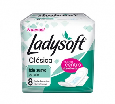 TOALLA FEM LADYSOFT X8 CLASICA C/ALAS