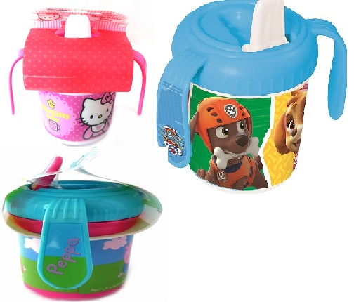 VASO SORBITO C/CUBRE PICO  3D PERSONAJES NACIONAL-PEÑAROL