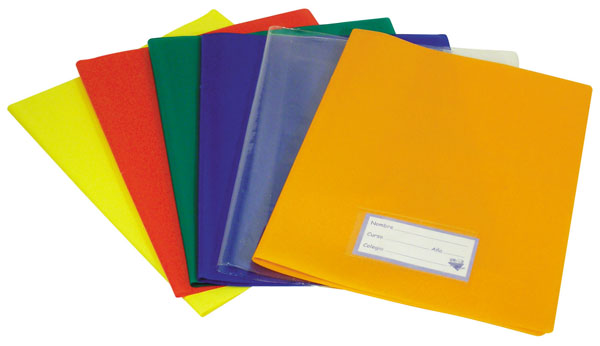 FORRO PVC CUADERNO NARANJA