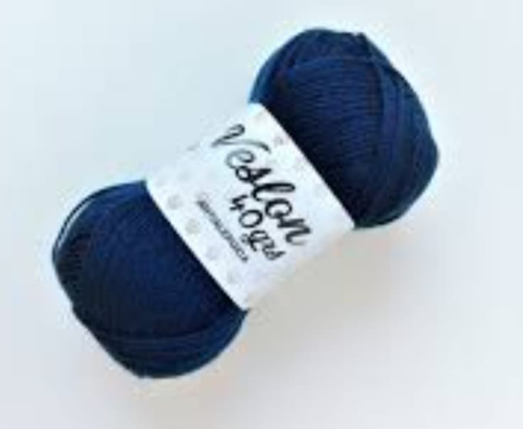 LANA 40 GRS FINA AZUL 
